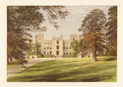 Hrad Mulgrave, Yorkshire, Anglie. od Alexander Francis (after) Lydon
