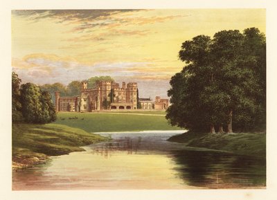 Zámek Sundorne, Shropshire, Anglie. ,1880 (rytina) od Alexander Francis (after) Lydon
