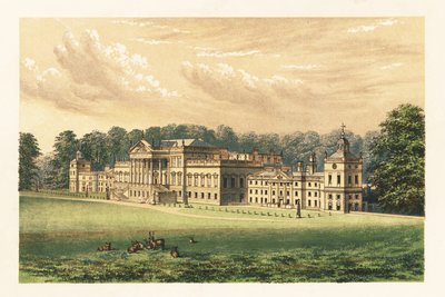Wentworth Woodhouse, Yorkshire, Anglie., 1880 (rytina) od Alexander Francis (after) Lydon