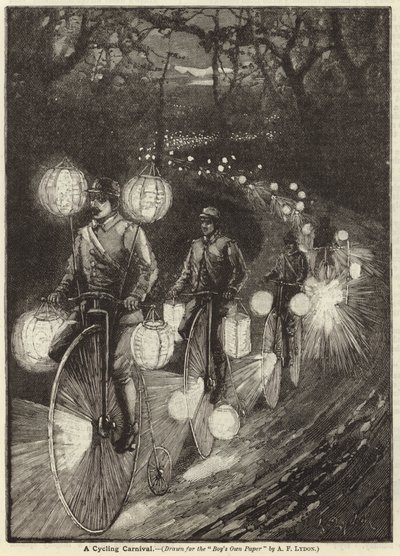Cyklistický karneval od Alexander Francis Lydon