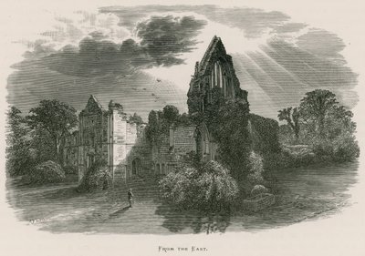Dryburgh Abbey, z východu od Alexander Francis Lydon