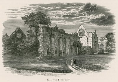 Dryburgh Abbey, z jihovýchodu od Alexander Francis Lydon