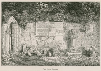 Dryburgh Abbey, hlavní oltář od Alexander Francis Lydon