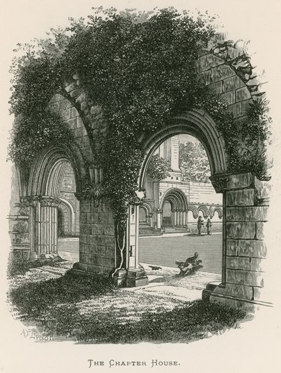 Fountains Abbey, Kapitulní dům od Alexander Francis Lydon