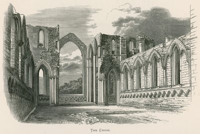 Fountains Abbey, The Choir od Alexander Francis Lydon