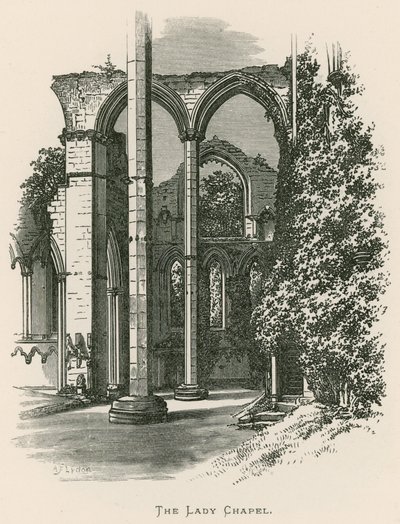 Fountains Abbey, The Lady Chapel od Alexander Francis Lydon