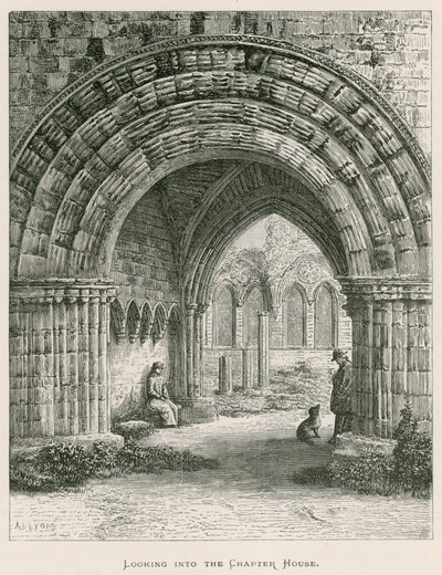 Furness Abbey, Pohled do Kapituly od Alexander Francis Lydon