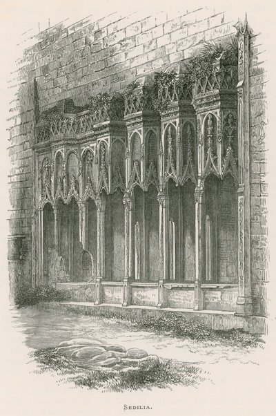 Furness Abbey, Sedilia od Alexander Francis Lydon