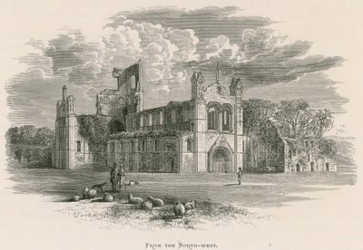 Kirkstall Abbey, od severozápadu od Alexander Francis Lydon