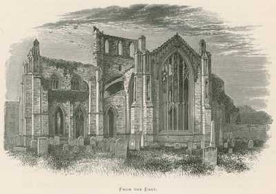 Melrose Abbey, Z východu od Alexander Francis Lydon