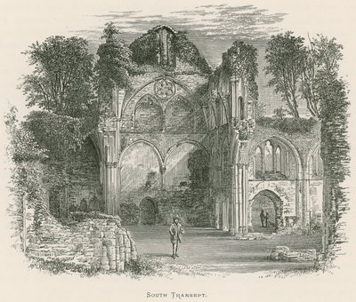 Netley Abbey, Jižní transept od Alexander Francis Lydon