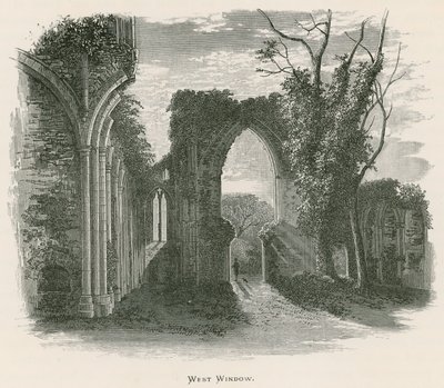 Netley Abbey, West Window od Alexander Francis Lydon