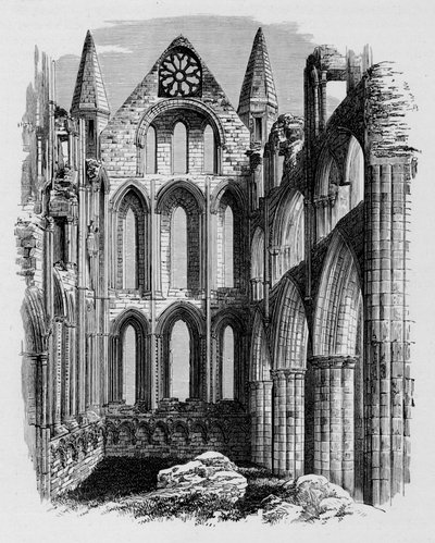 Severní transept, Whitby Abbey, c1880, 1897 od Alexander Francis Lydon