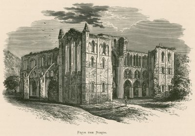 Opatství Rievaulx, od severu od Alexander Francis Lydon