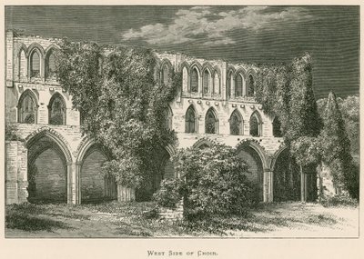 Rievaulx Abbey, West Side of Choir od Alexander Francis Lydon