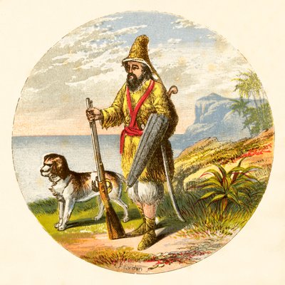 Robinson Crusoe od Alexander Francis Lydon