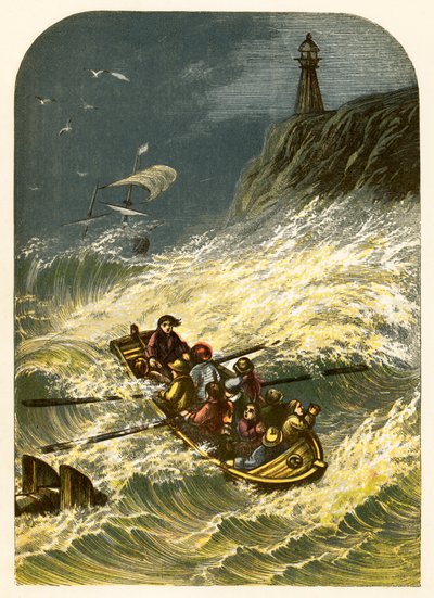 Robinson Crusoe opouští domov a ztroskotá od Alexander Francis Lydon