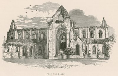 Tintern Abbey, z jihu od Alexander Francis Lydon
