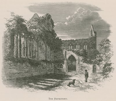 Tintern Abbey, Refektář od Alexander Francis Lydon