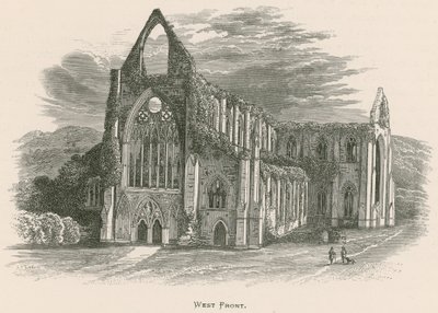Tintern Abbey, západní fronta od Alexander Francis Lydon