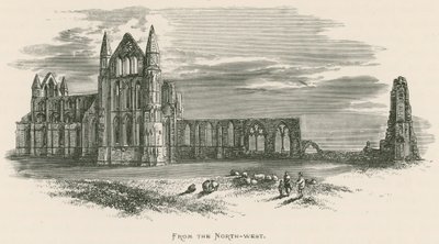 Opatství Whitby, od severozápadu od Alexander Francis Lydon