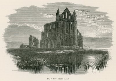 Whitby Abbey, z jihovýchodu od Alexander Francis Lydon