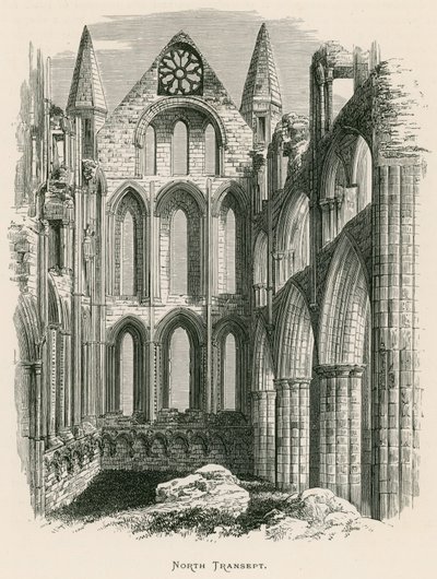 Whitby Abbey, Severní transept od Alexander Francis Lydon