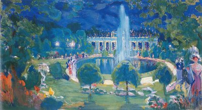 Fontány, c. 1908. od Alexander Fyodorovich Gaush