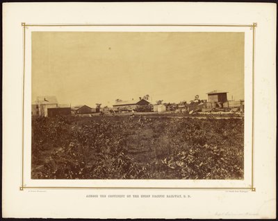 [Depot, Lawrence, Kansas] od Alexander Gardner