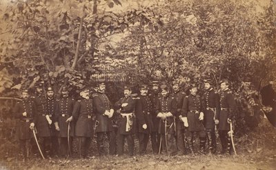 Generál McClellan a štáb, ca. 1863. od Alexander Gardner.