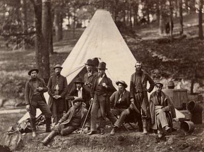 Skupina průvodců pro armádu Potomac od Alexander Gardner