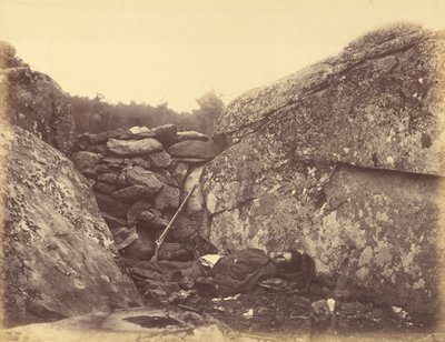Domov rebelského střelce, Gettysburg od Alexander Gardner