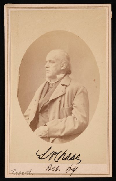 Portrét Salmon Portland Chase 1808-1873, říjen 1864. od Alexander Gardner