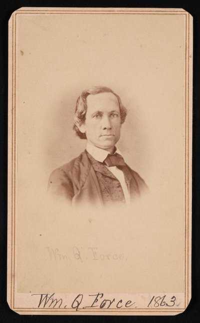Portrét Williama Quereau Force 1820-1880, červen 1863. od Alexander Gardner