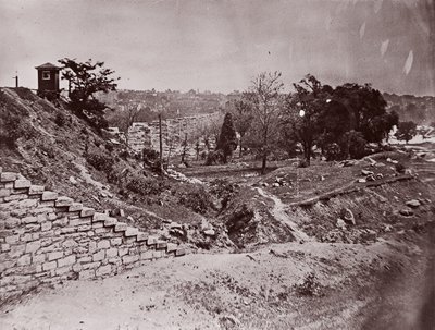 Ruiny R & P Railroad Bridge, Richmond, ca. 1865. od Alexander Gardner