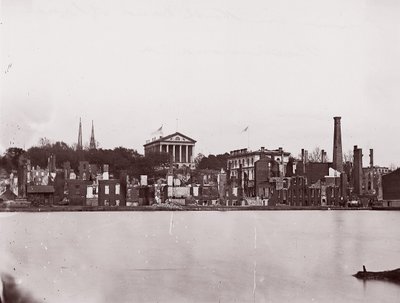 Ruiny na North Bank of Canal, Richmond, 1865. od Alexander Gardner