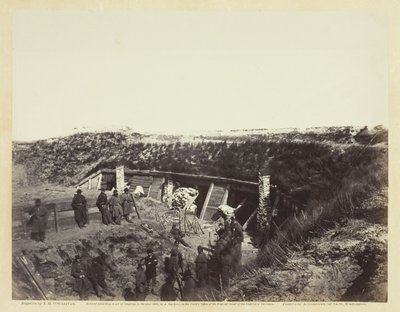 Kazatelna, Fort Fisher, NC, leden 1865. od Alexander Gardner