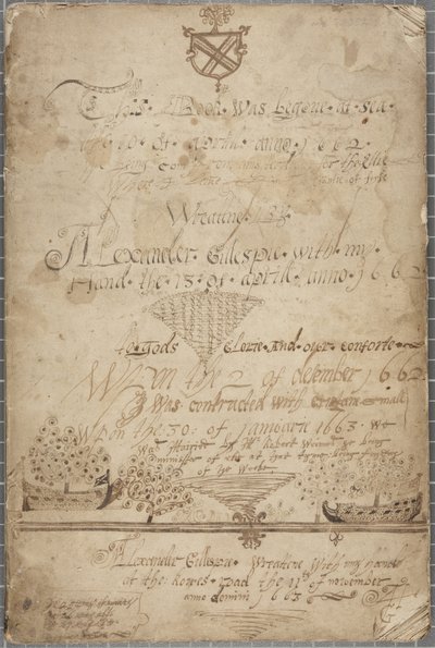 Journal of Alexander Gillespie, 1662-85 od Alexander Gillespie
