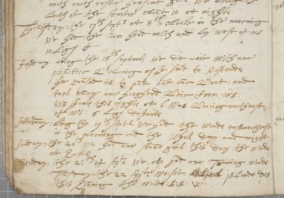 Journal of Alexander Gillespie, detail, 1674 od Alexander Gillespie