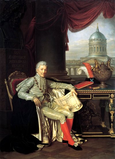 Dvorní rada princ Alexandr Sergejevič Stroganov