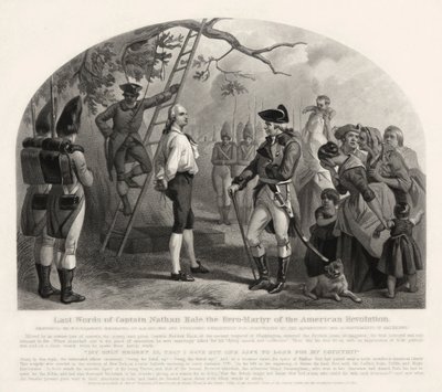 Poslední slova kapitána Nathana Halea od Alexander Hay Ritchie