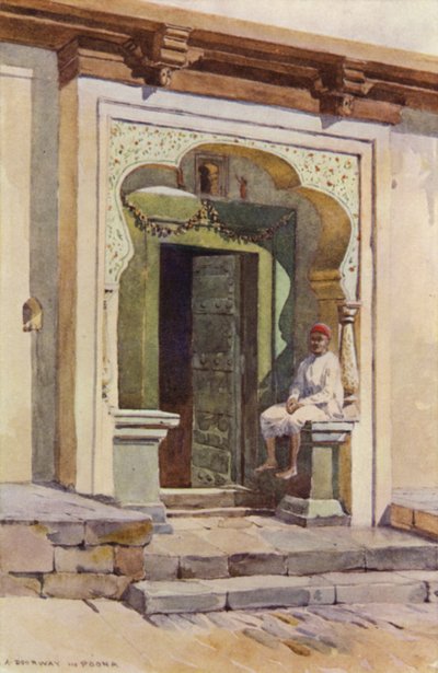 Dveře, Poona od Alexander Henry Hallam Murray