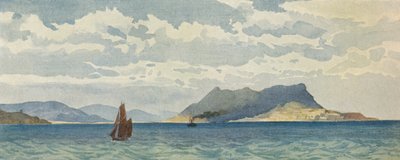 Gibraltar ze západu, c1880 1905. od Alexander Henry Hallam Murray