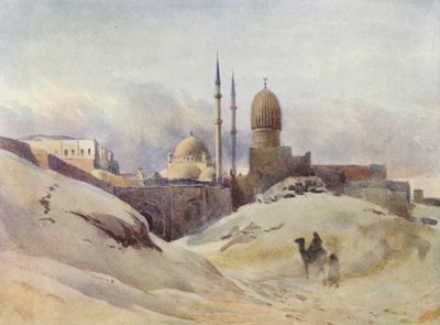 Citadela, Káhira, v písečné bouři od Alexander Henry Hallam Murray