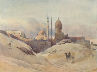 Citadela, Káhira, v písečné bouři, c1880 1905. od Alexander Henry Hallam Murray