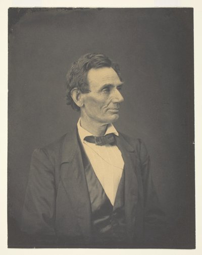 Abraham Lincoln, Springfield, Illinois od Alexander Hesler