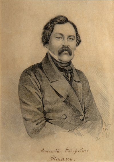 Portrét malíře Vasilije Fjodoroviče Georg Wilhelm Timm 1820-1895 od Alexander Ignatyevich Lebedev