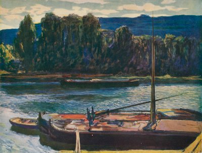 Večer na řece Seině, c1910, 1912 od Alexander Jamieson