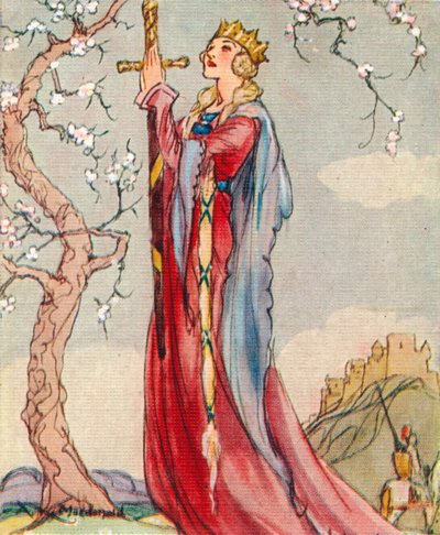 Královna Guinevere, choť krále Artuše, 1937 od Alexander K. MacDonald