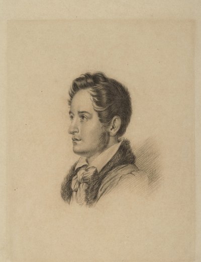 Portrét autora Alexandra Herzena 1812-1870, cca 1836 od Alexander Lavrentievich Vitberg